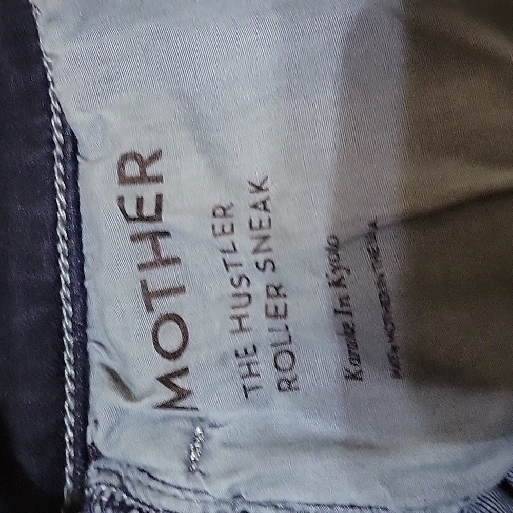 Mother The Hustler Roller Sneak Jeans in Karaoke In Kyoto - Picture 8 of 8